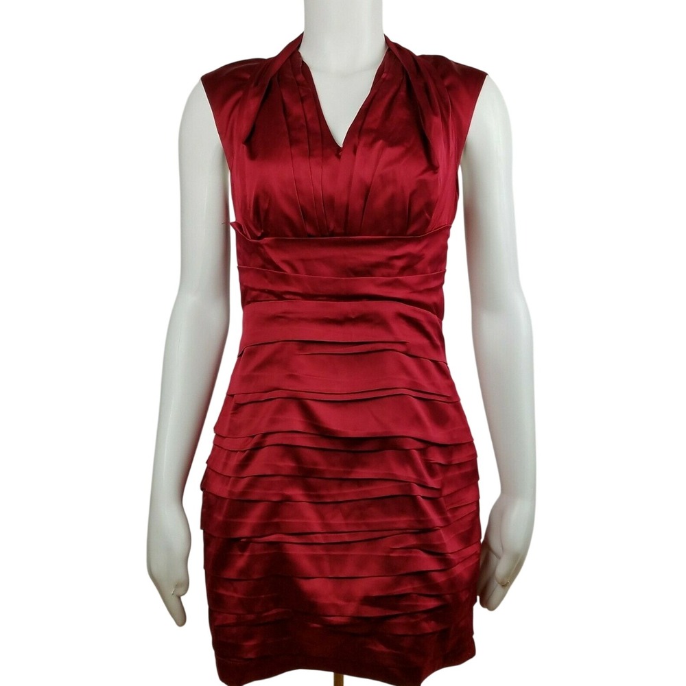 Express Womens Red Dress Size 4 Sleeveless